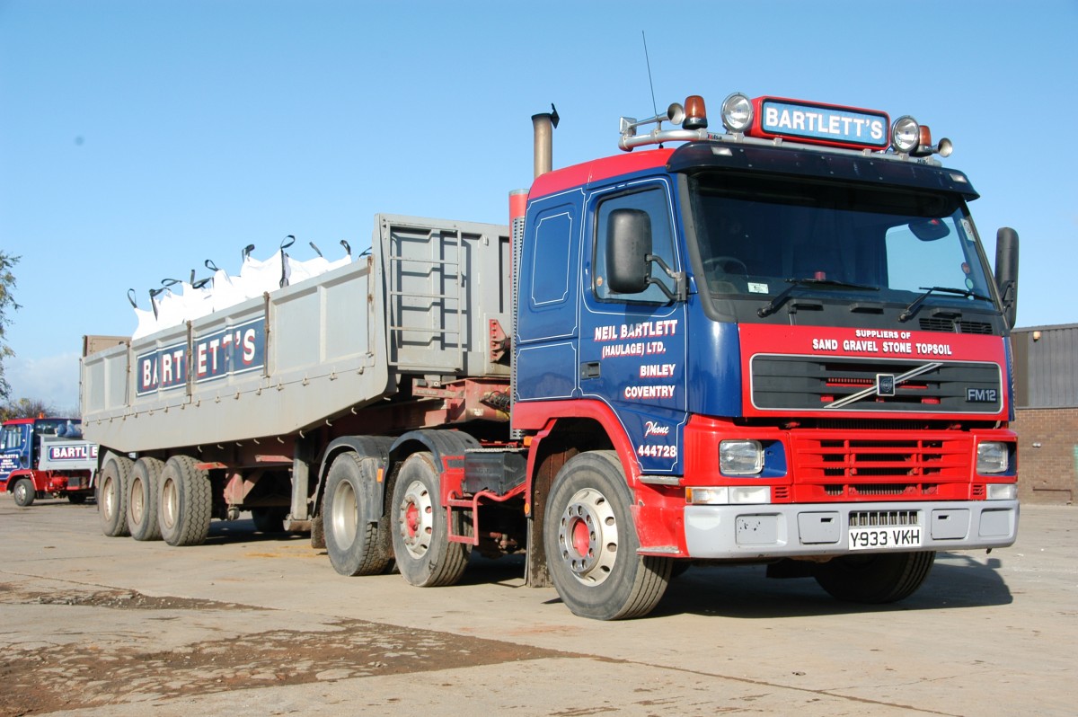 Bulk Haulage JJ Bartlett Haulage Coventry